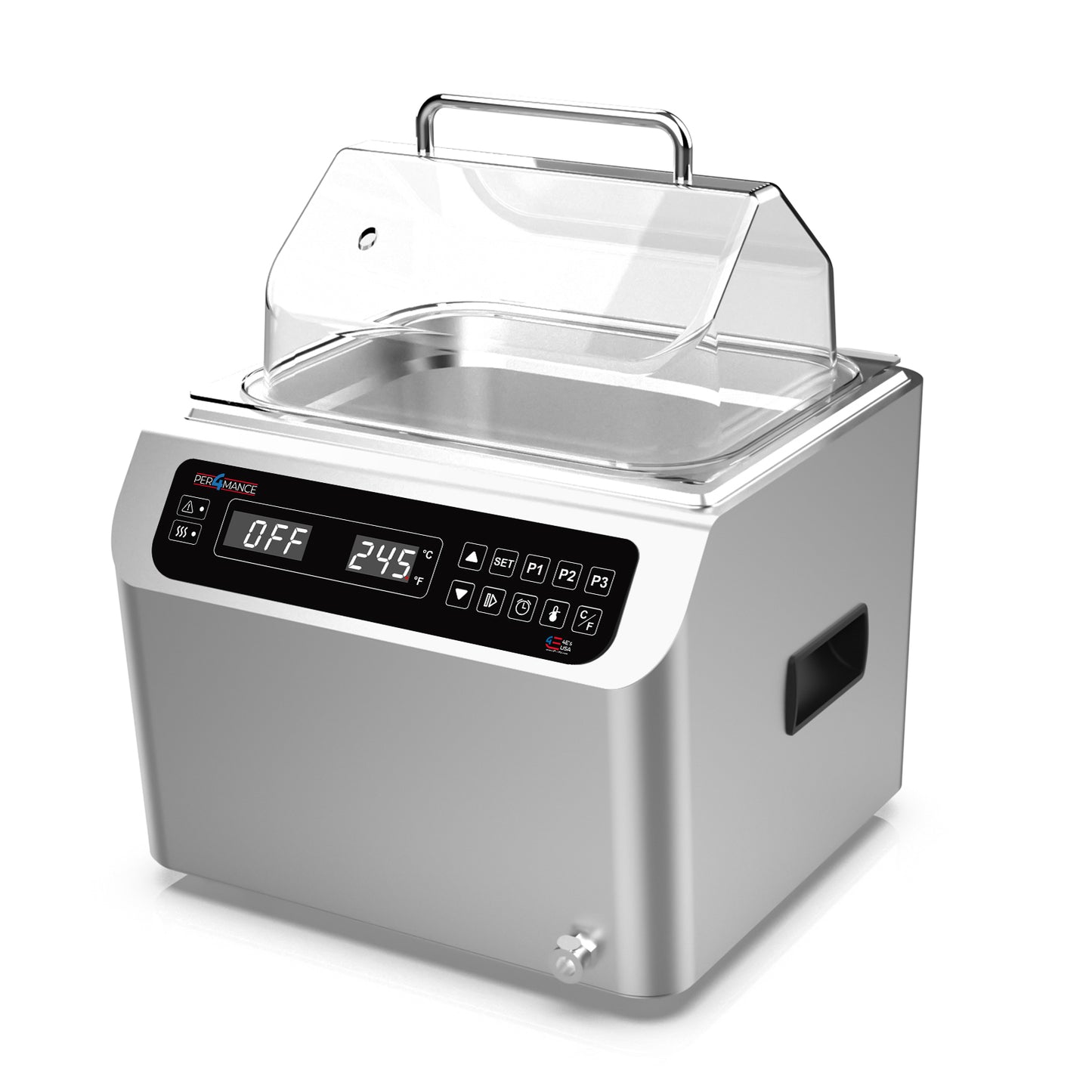 Stainless Steel Water Bath 2-24 Liter -Per4mance Digital Lab Water Baths