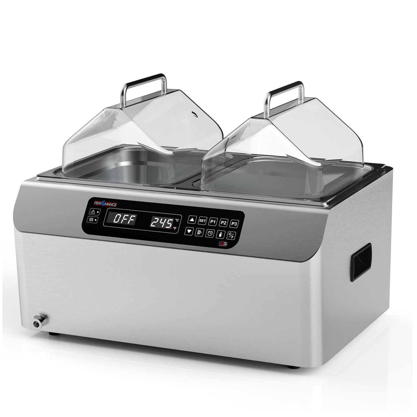 Stainless Steel Water Bath 2-24 Liter -Per4mance Digital Lab Water Baths