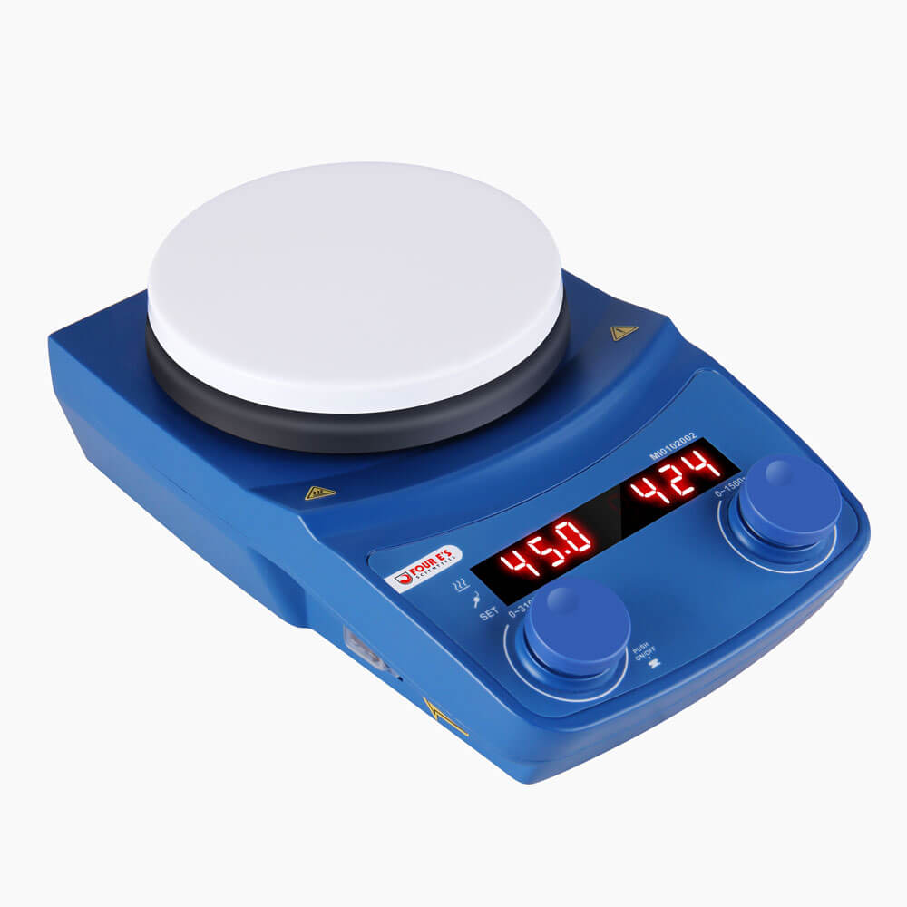 ONiLAB 5 inch Scale Magnetic Hotplate Stirrer, White/Dark Blue (8050221010)