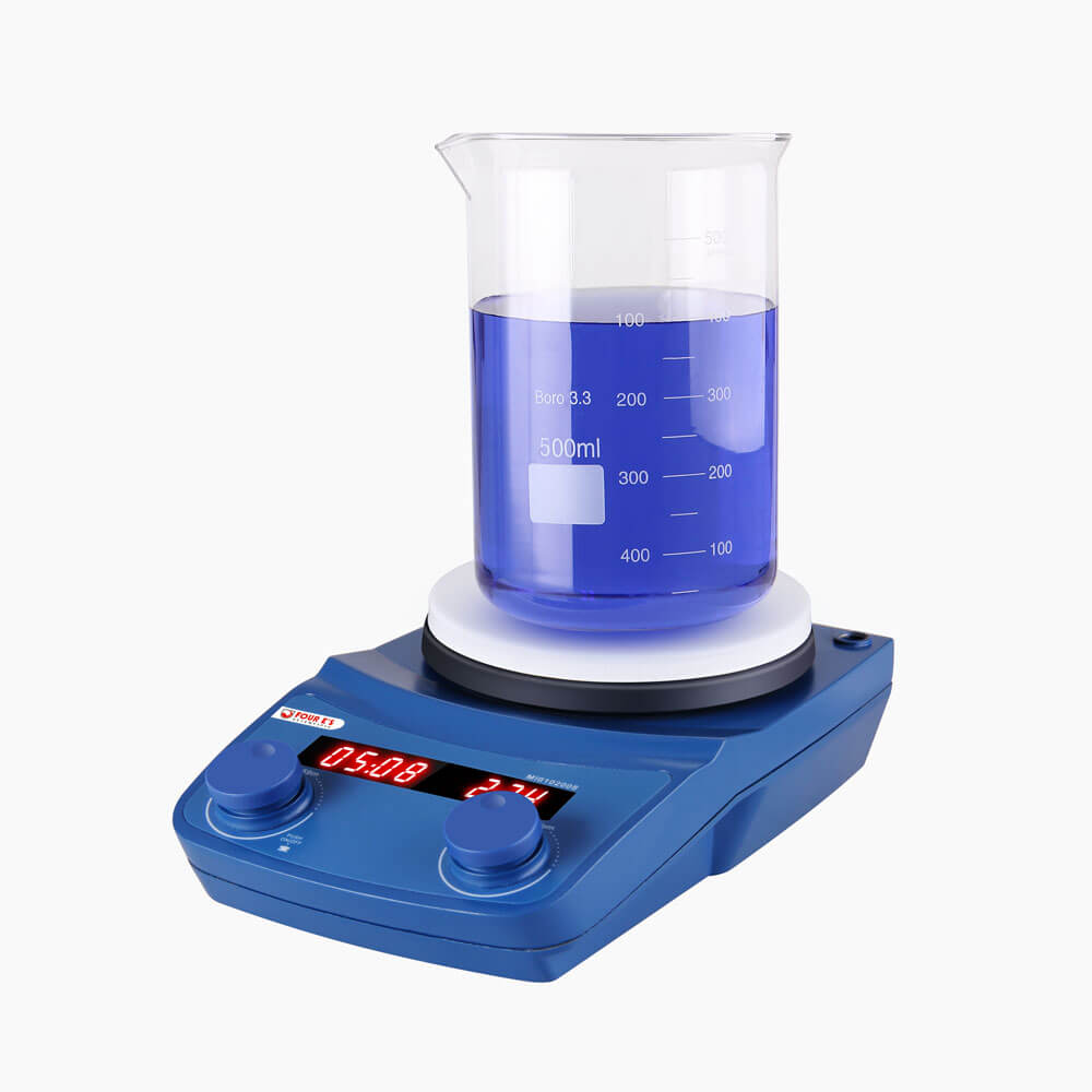 5 Inch Digital Magnetic Stirrer | With Timer - MI0102008 - Four E's USA (A Four E's Scientific Company)