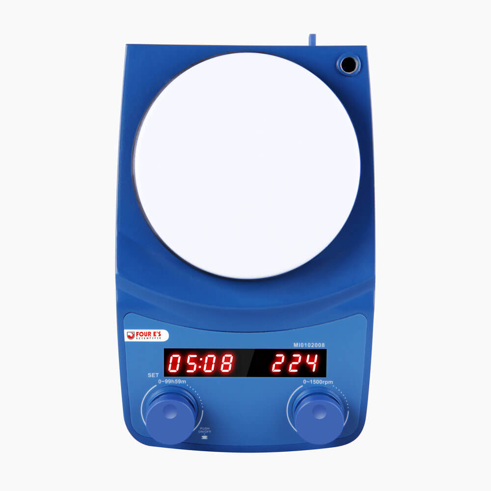 5 Inch Digital Magnetic Stirrer | With Timer - MI0102008 - Four E's USA (A Four E's Scientific Company)