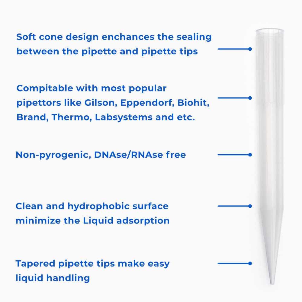 features 5ml pipette tips fluiend04 for liquid handling