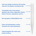 features 10mL pipette tips fluiend05 for liquid handling